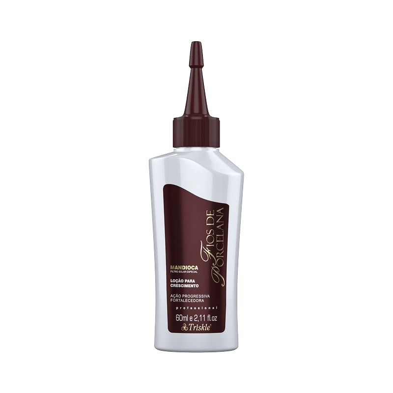 Tonico Triskle Fios De Porcelana Crescimento Mandioca 60ml