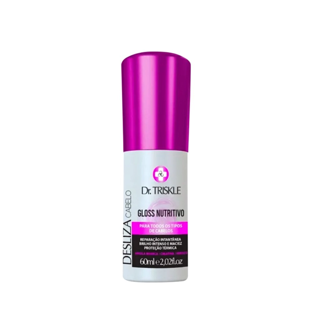 Defrizante/preescova Triskle Intensive Repair Gloss Desmaia Cabelo 60ml