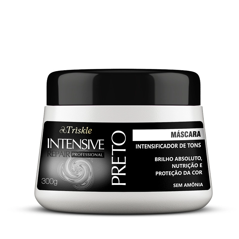 Creme/mascara Tratamento Triskle Intensive Repair Preto 300g