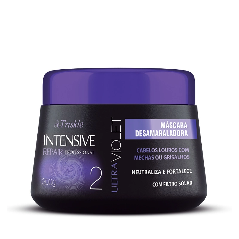 Creme/mascara Tratamento Triskle Intensive Repair Ultra Violet Desamareladora 300g