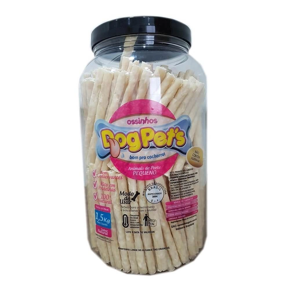 Petisco Dog Pets Palito Natural 1.5 Kg