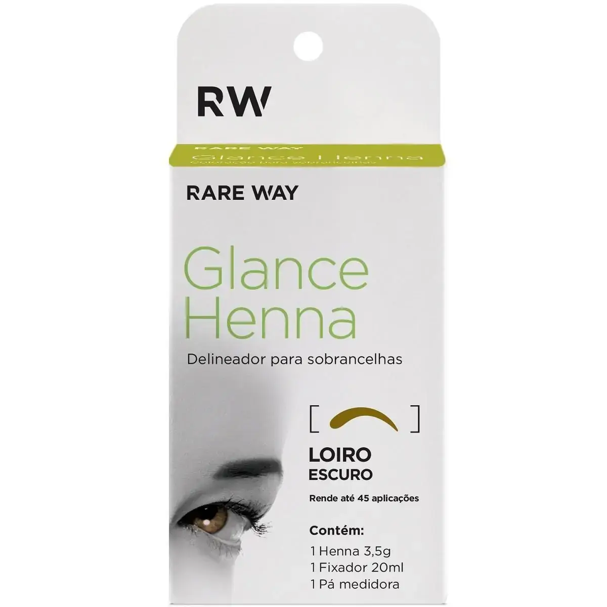 RARE WAY GLANCE HENNA LOIRO ESCURO - 3,5G