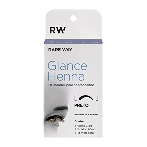 RARE WAY GLANCE HENNA PRETO - 3,5G