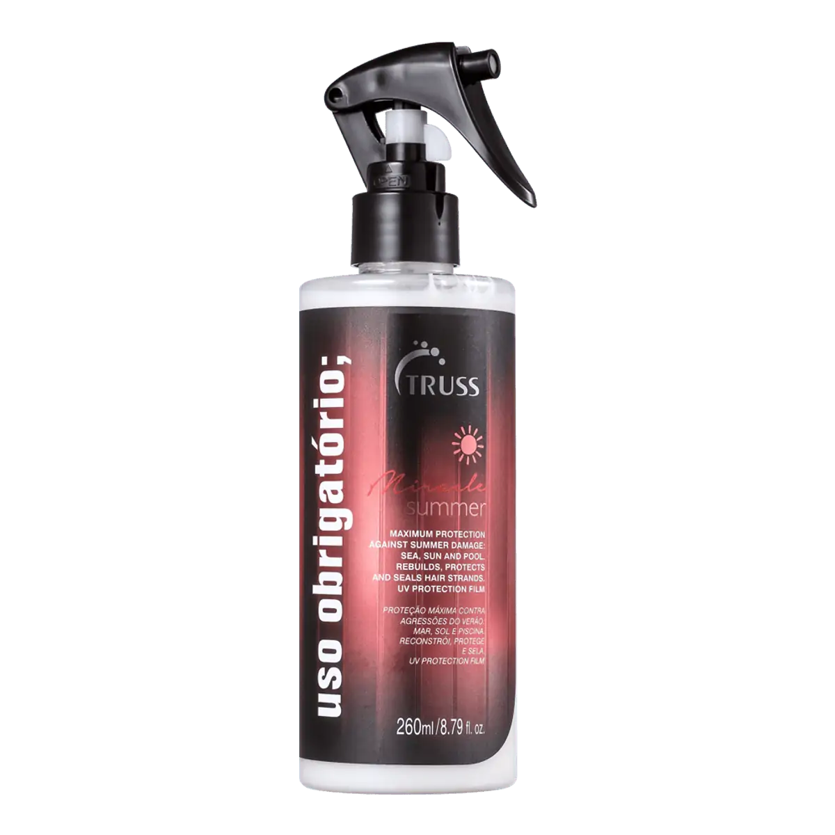 Finalizador/leavein Truss Uso Obrigatório Miracle Summer 260g