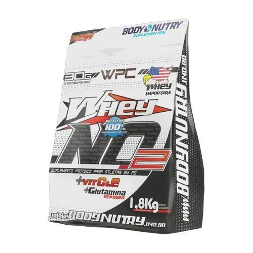 Whey No2 Vita C E Refil Chocolate 1,8kg Body Nutry
