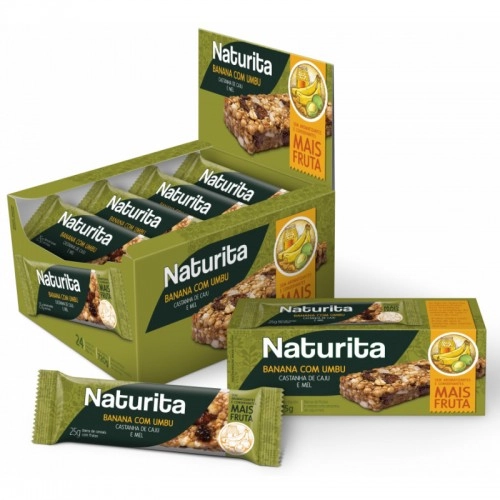 Barra Cereal Naturita Banana C/umbu 25g