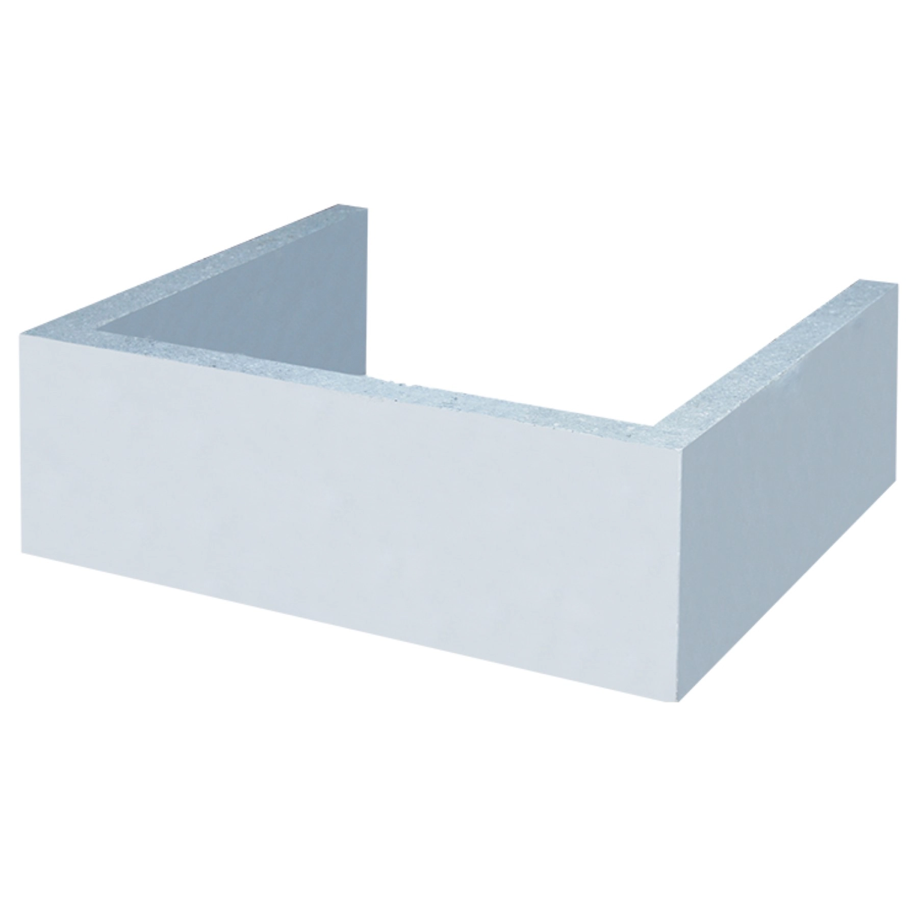 Prolongador Coifa Concreto 50x52x20cm Atacadão Lazer