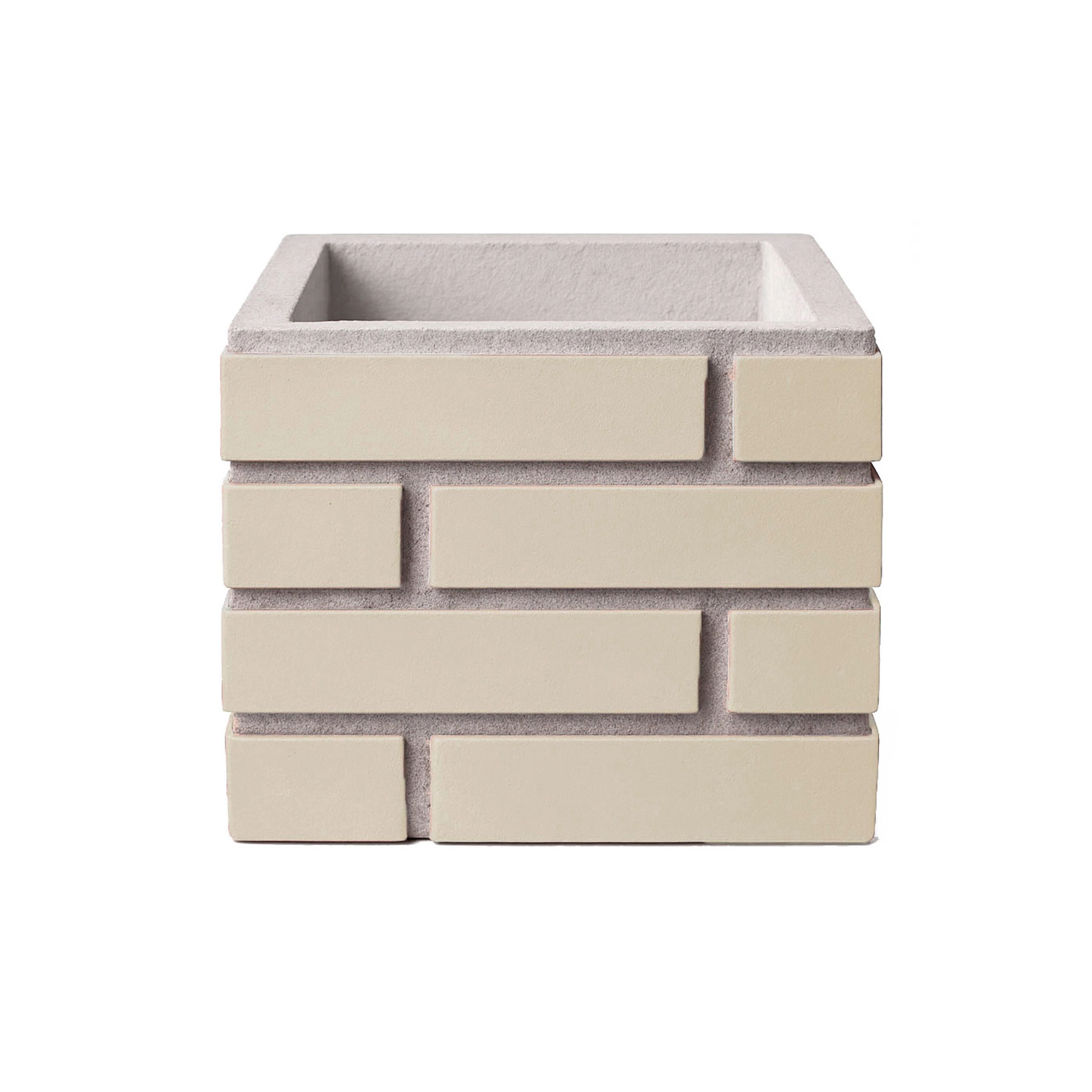 Duto Concreto 30x30x25cm Estilo Tijolo Aparente Areia Atacadão Lazer
