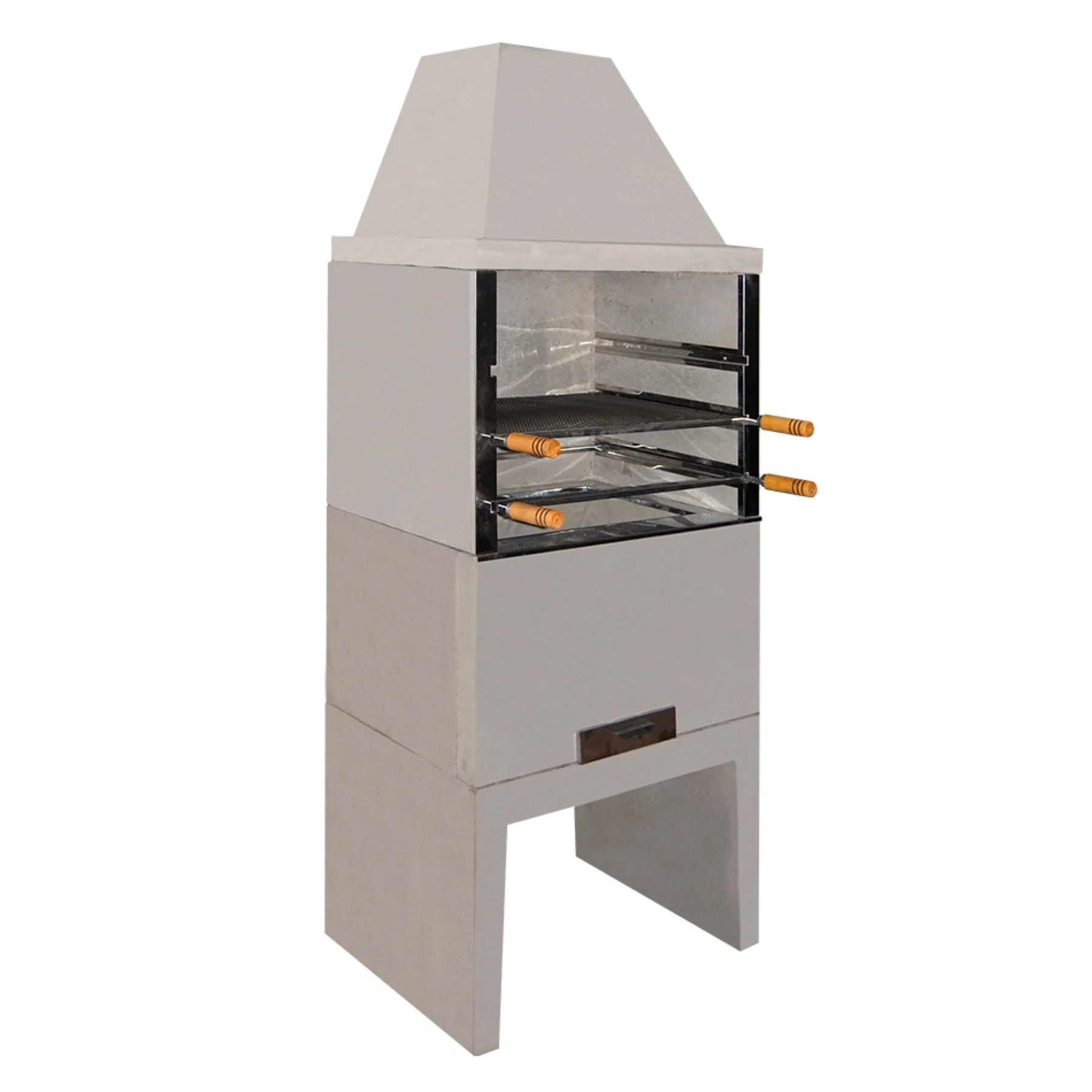 Churrasqueira Concreto Refratário Lazer 74cm Atacadão Lazer
