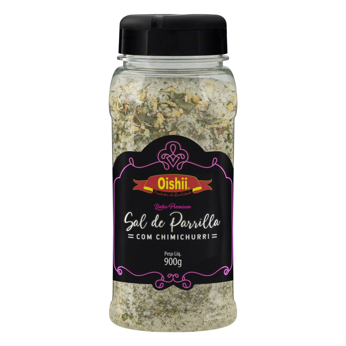 Sal De Parrilla Com Chimichurri Oishii Premium Frasco 900g