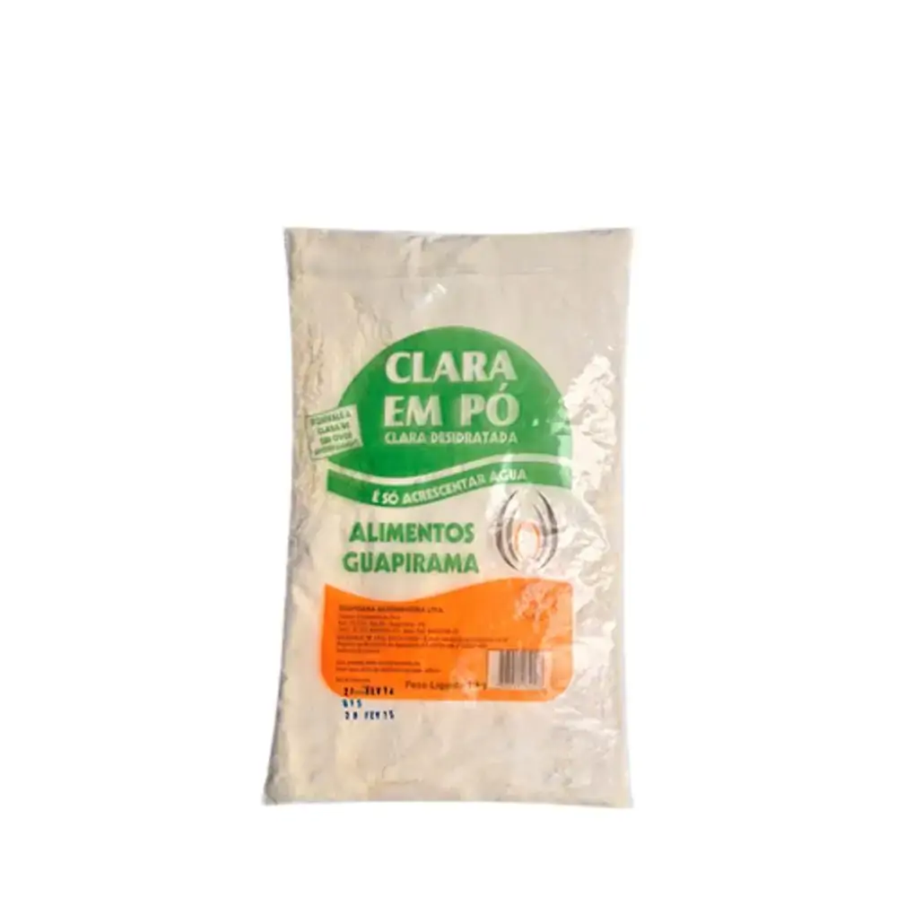 Granel Clara Em Po Albumina Alimentos Guapirama
