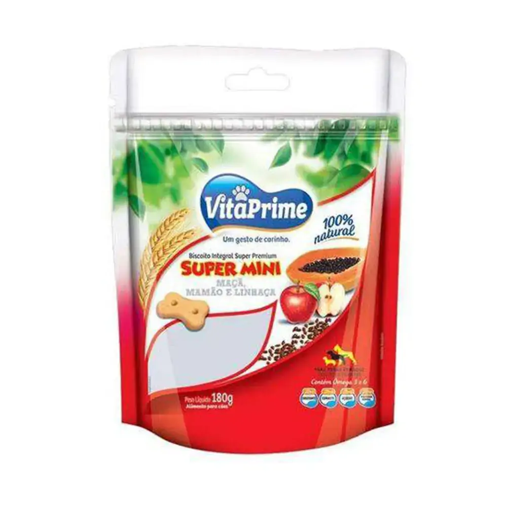 Vitaprime Biscoito Caes Super Mini 180g Macamamao