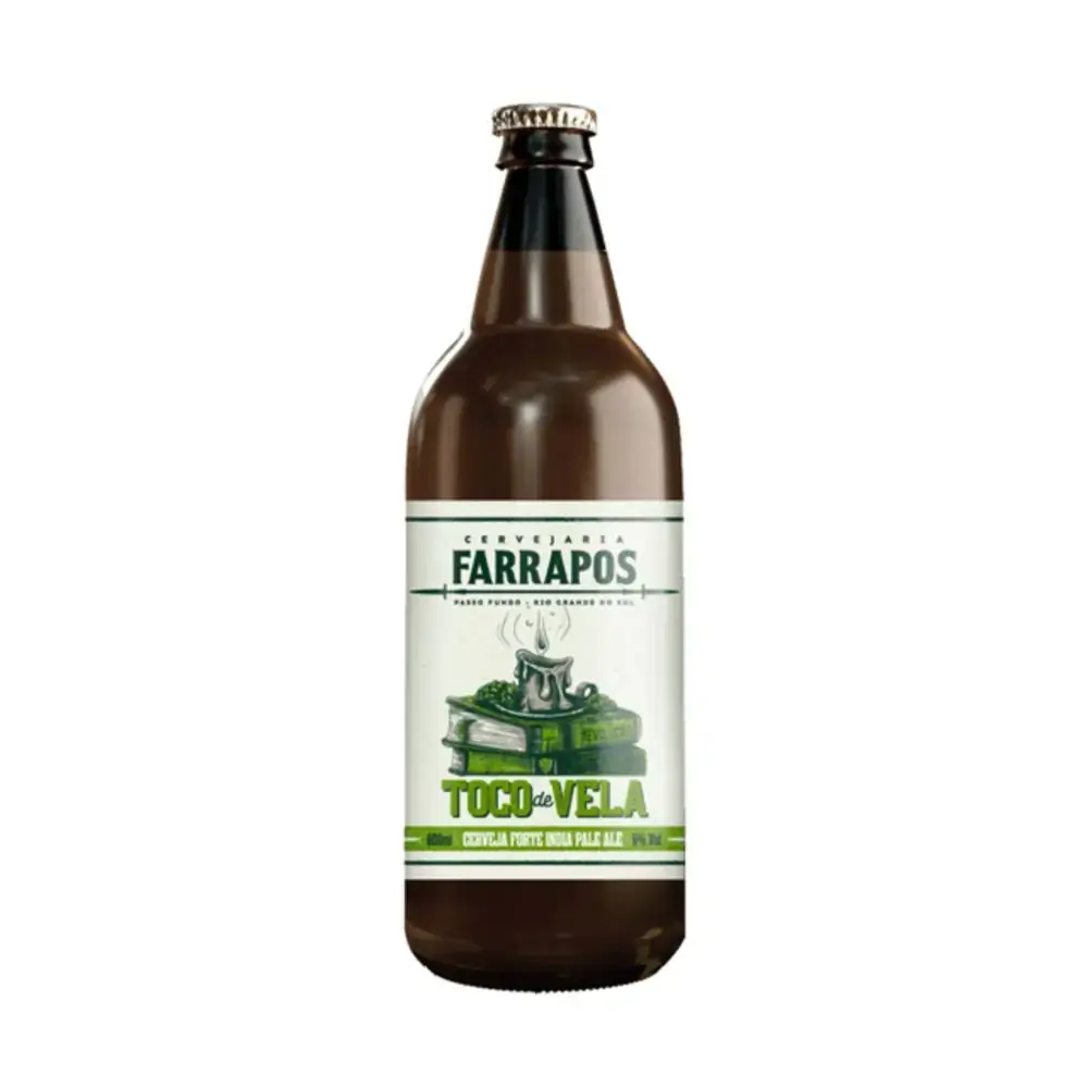 Cerveja Farrapos Toco De Vela 600ml