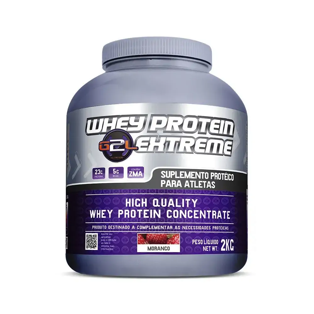 Whey Protein Extreme Morango 2kg G2l