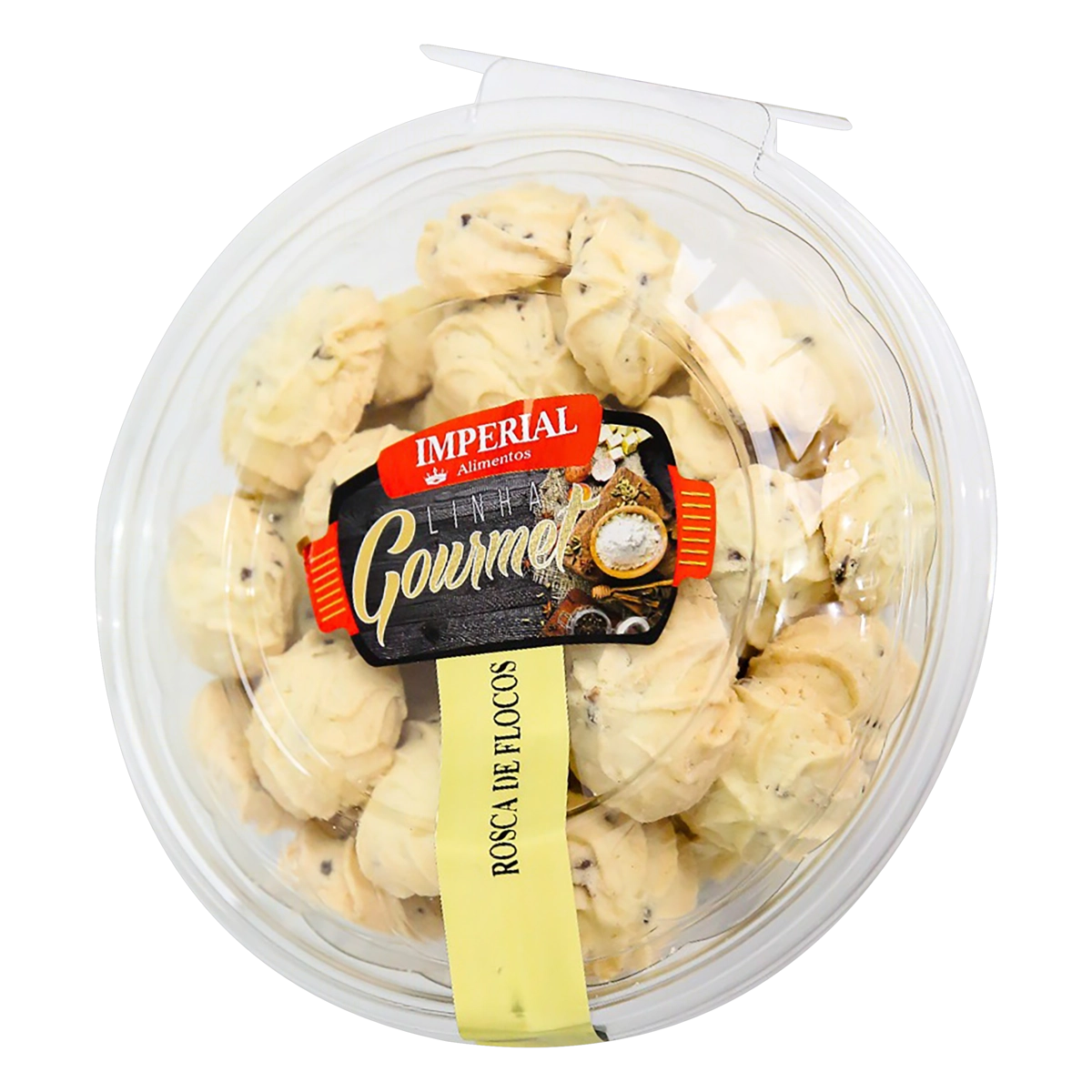 Biscoito Rosca Flocos Imperial Gourmet Pote 300g
