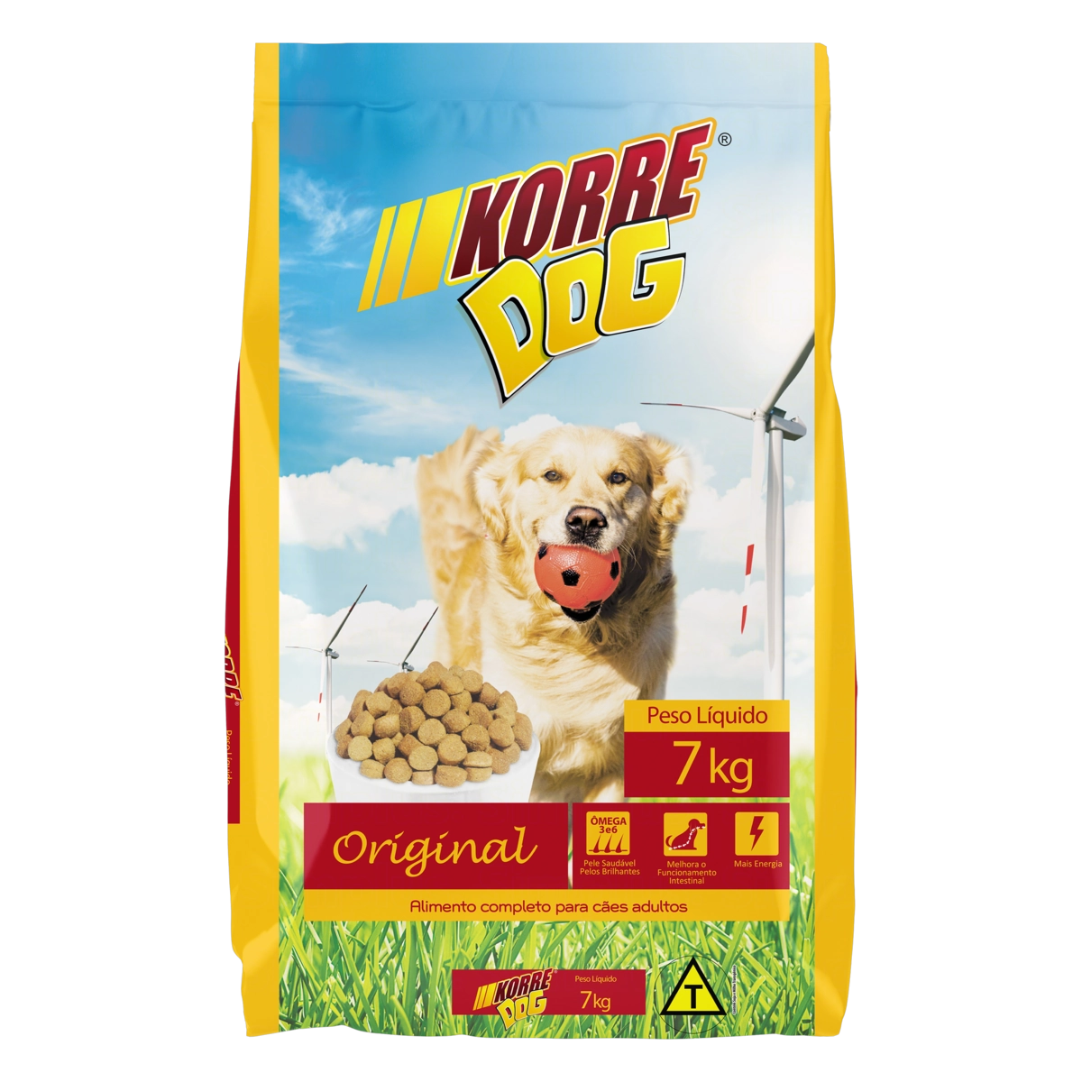 Alimento Para Cães Adultos Original Korre Dog Pacote 7kg