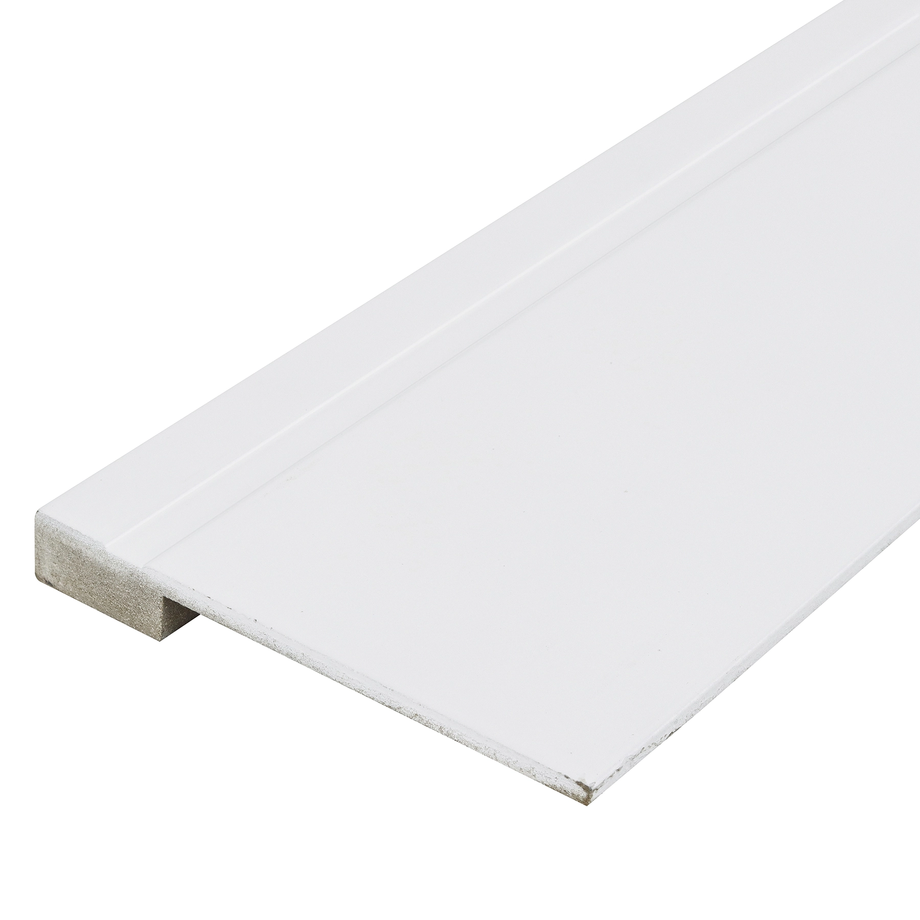 Rodapé de MDF Naval Sobrepor Frisado 240x14cm Moldurama