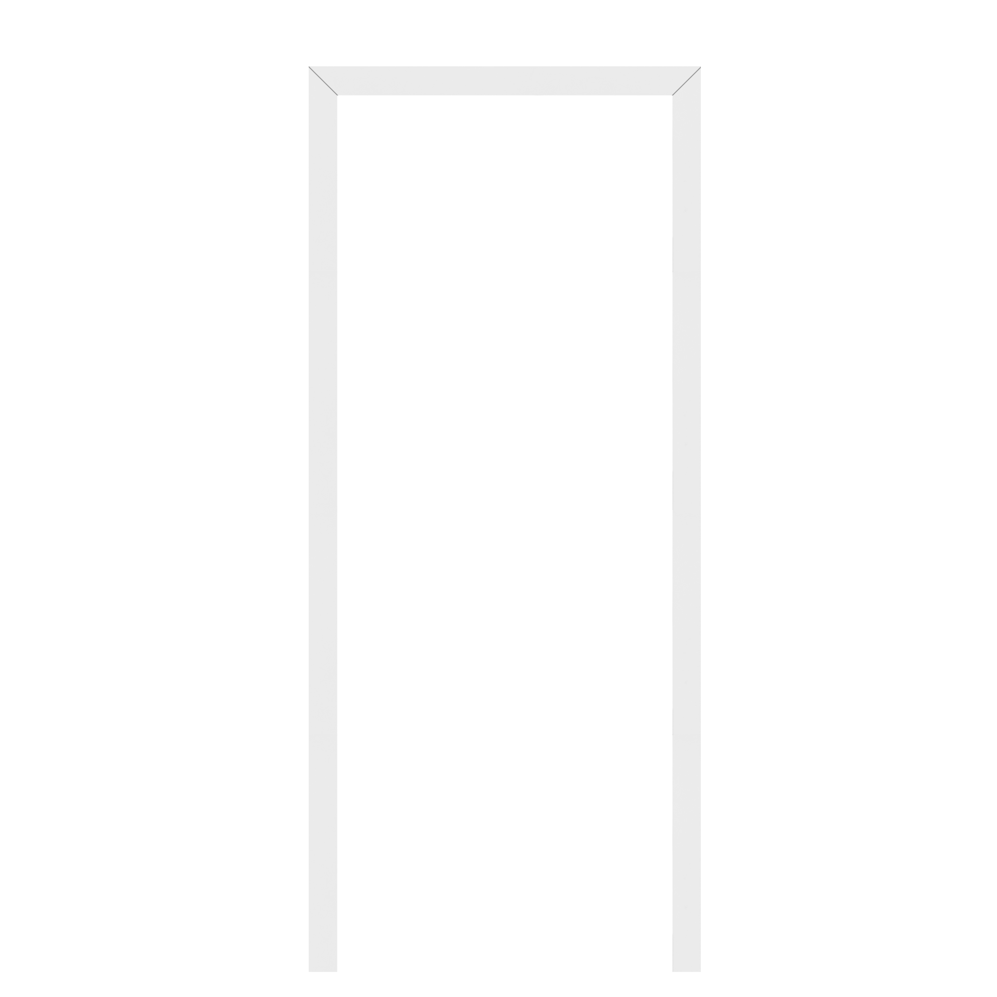 Kit Guarnição Lisa MDF Naval Premium Primer Branco 220x5cm Artens