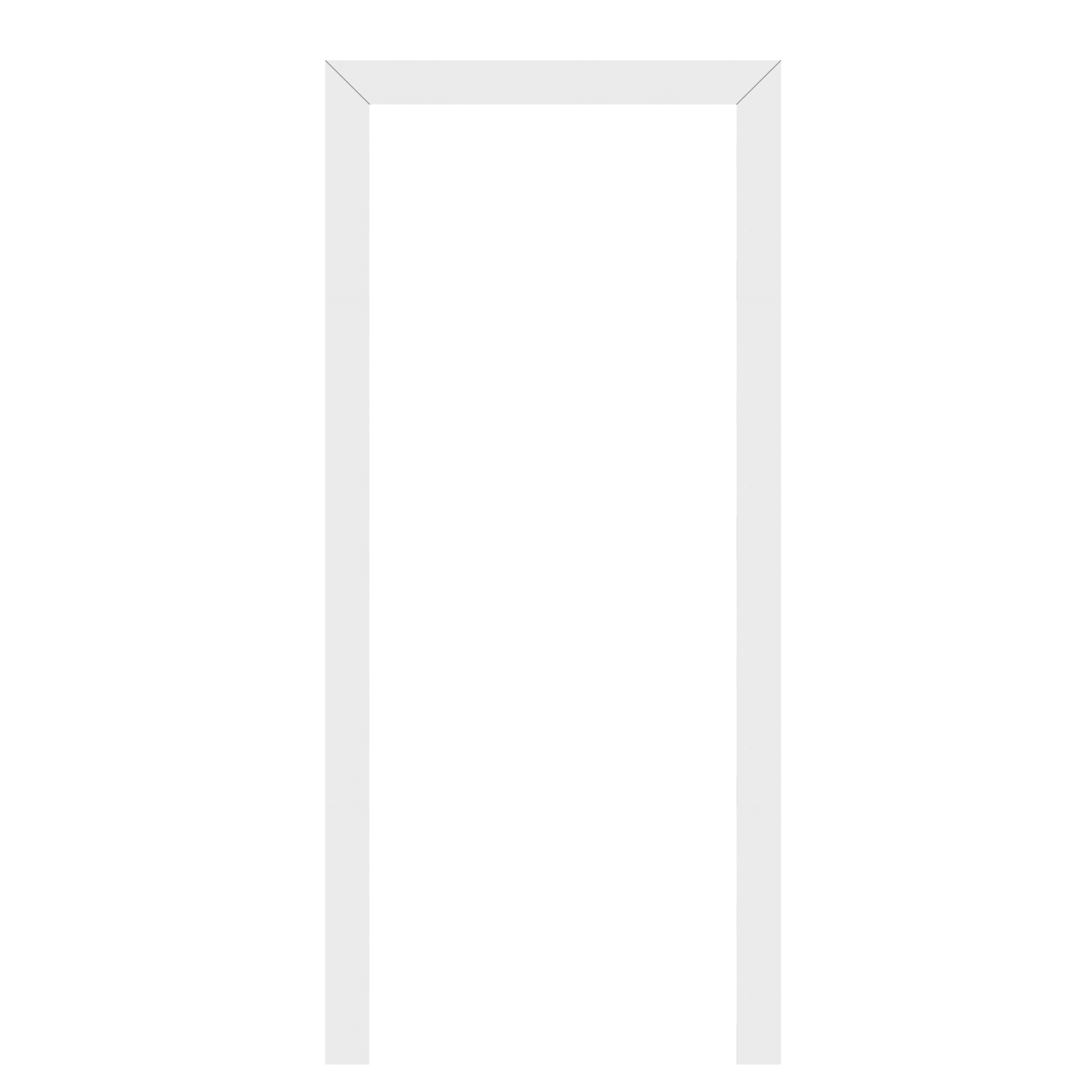 Kit Guarnição Lisa MDF Naval Premium Primer Branco 220x7cm Artens