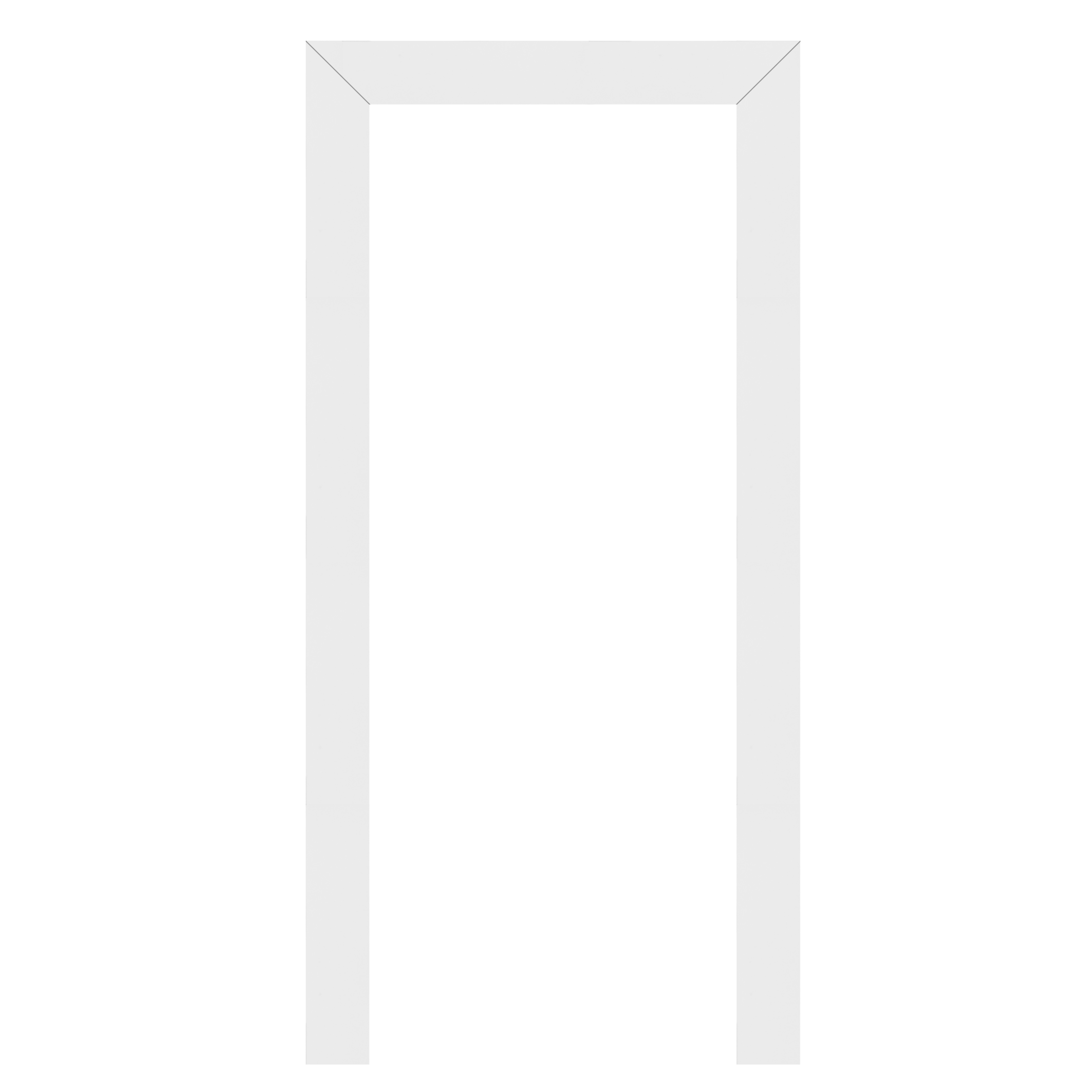 Kit Guarnição Lisa MDF Naval Premium Primer Branco 220x10cm Artens