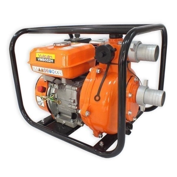 Motobomba Autoescorvante Alta Pressão A Gasolina Vmb552h 4 Tempos 5,5hp Partida Manual Vulcan Trent