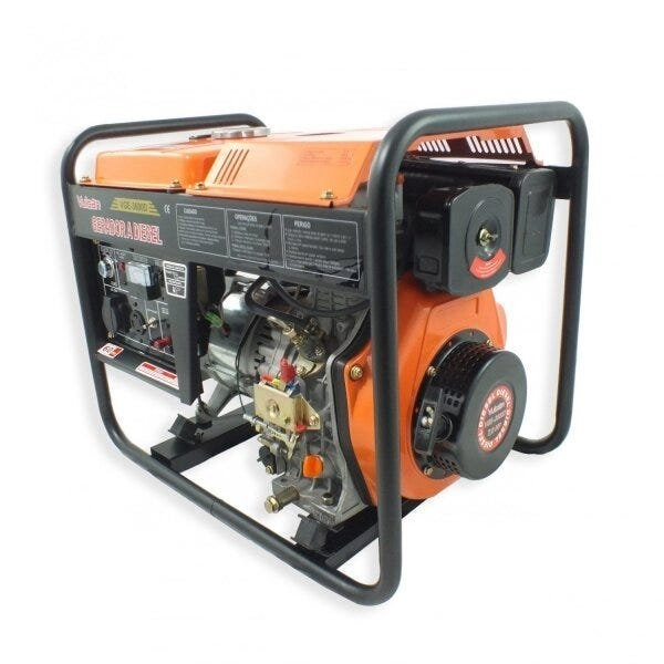 Gerador A Diesel Vge3600d 4 Tempos 7hp Partida Elétrica Vulcan Trent