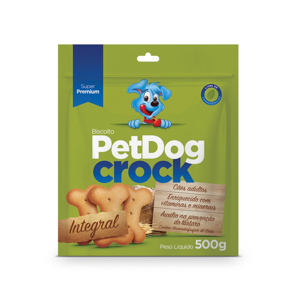 Bisc.pet Dog Crock 500gr Integral