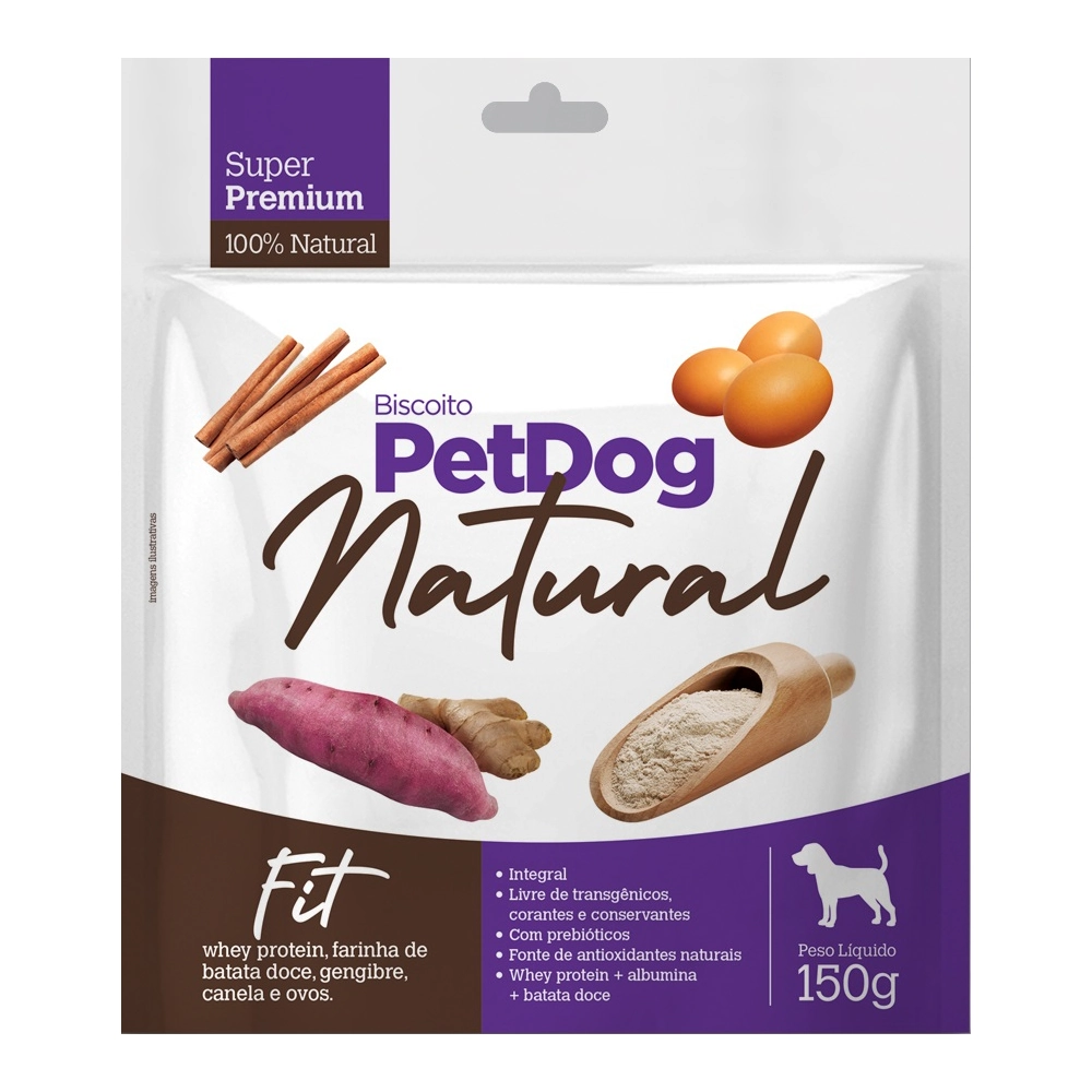 Bisc.pet Dog 150gr Nat.fit