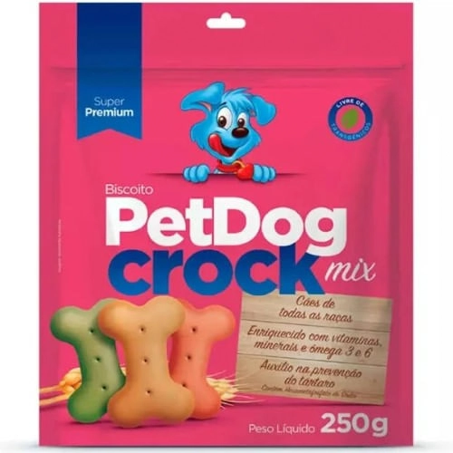 Bisc Petdog Crock 250g M