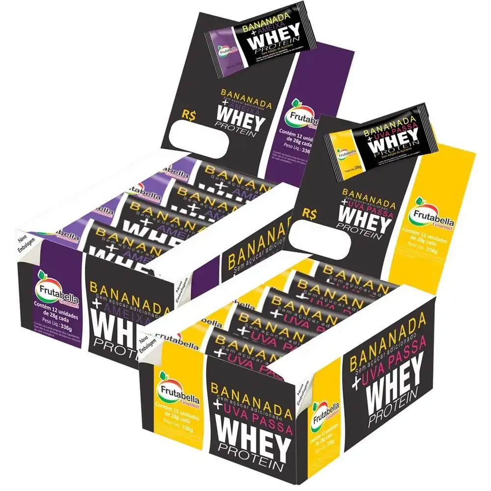 Bananada Com Whey Protein Uva Passa
