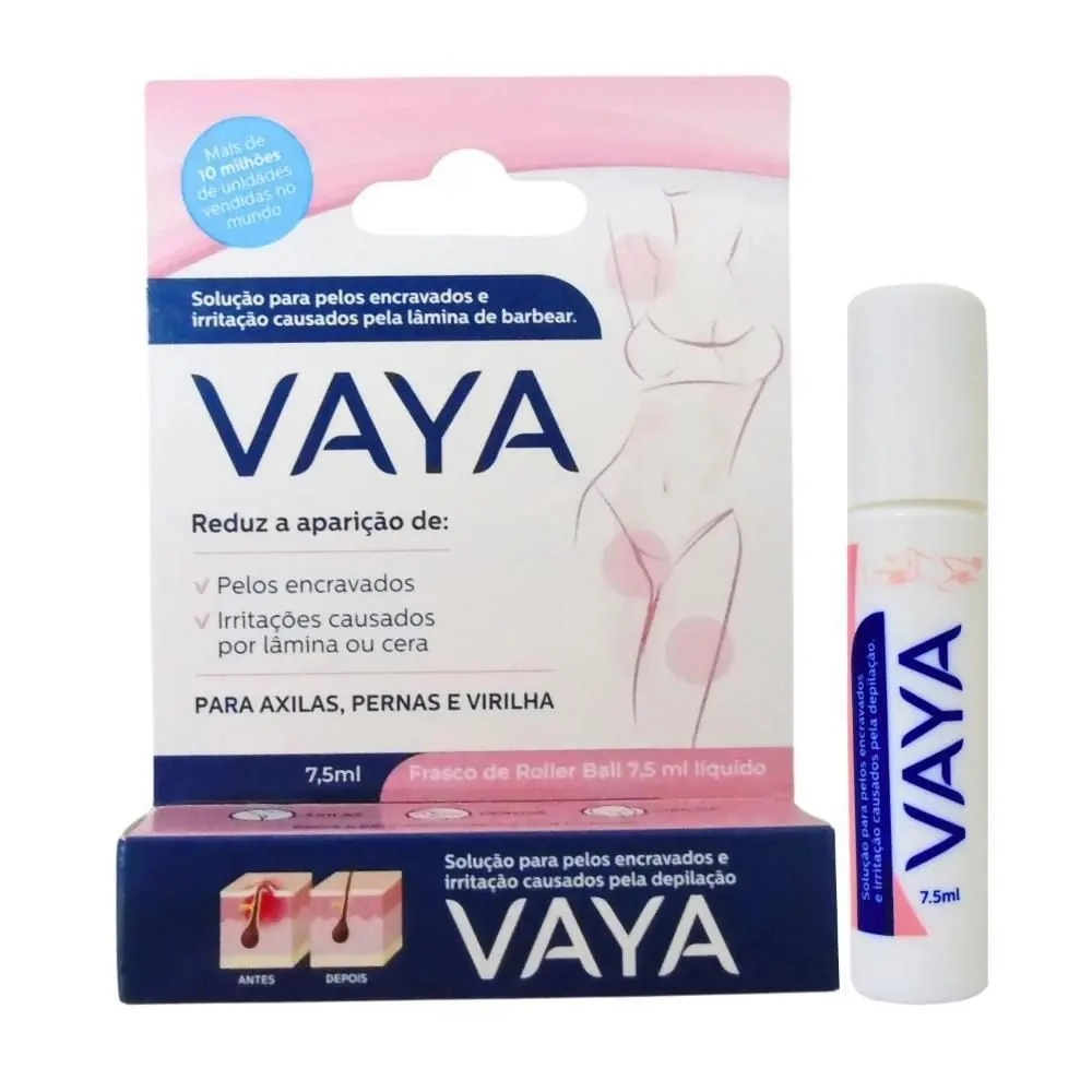 Pos Depilatorio Roll On Vaya Fem Solucao P/pelos Encravados 7,5ml