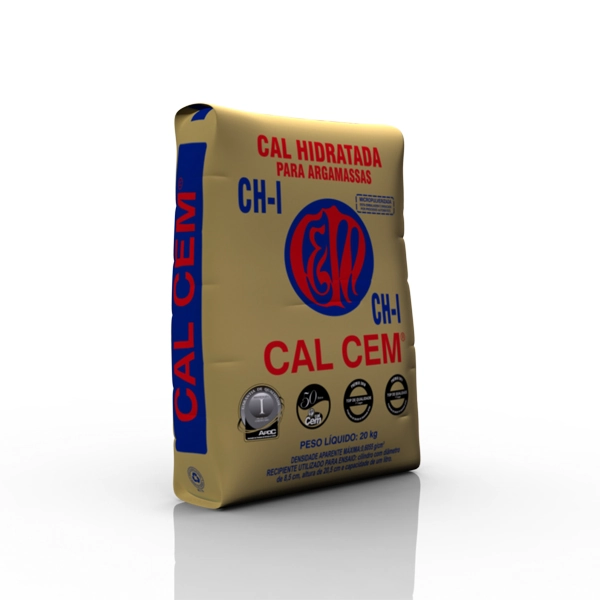 Cal Hidratada CHI para Argamassas 20Kg Cal Cem
