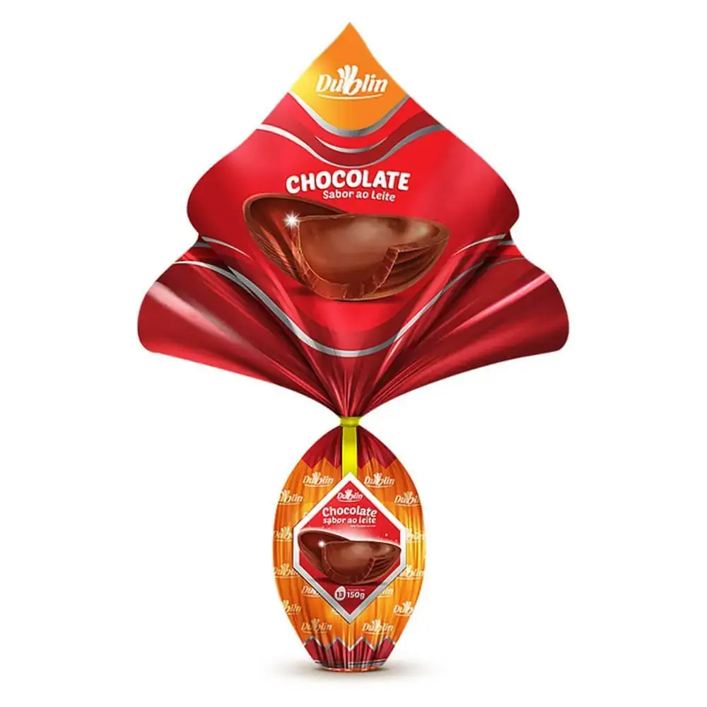 Ovos Pascoa Dublin Choc. Ao Leite 150 Gr