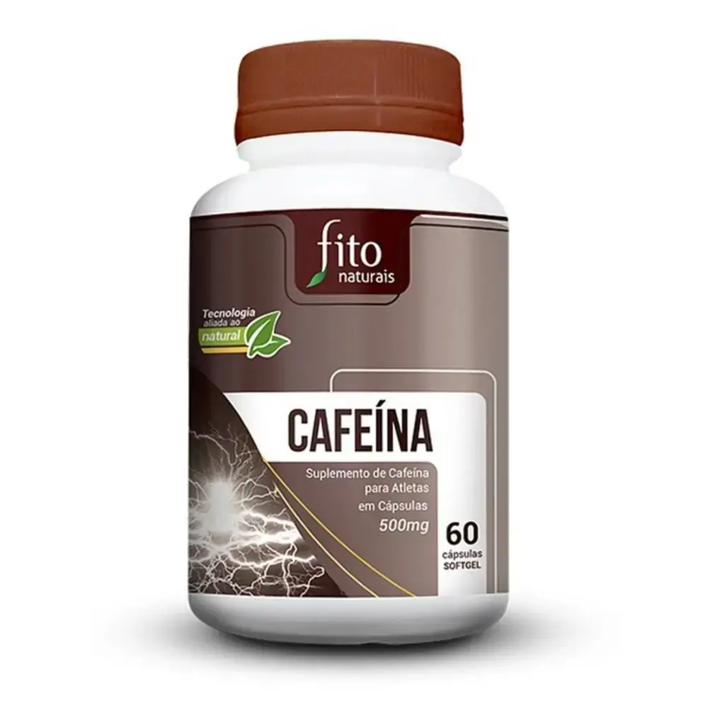 Cafeina 500mg 60caps Fito Naturais