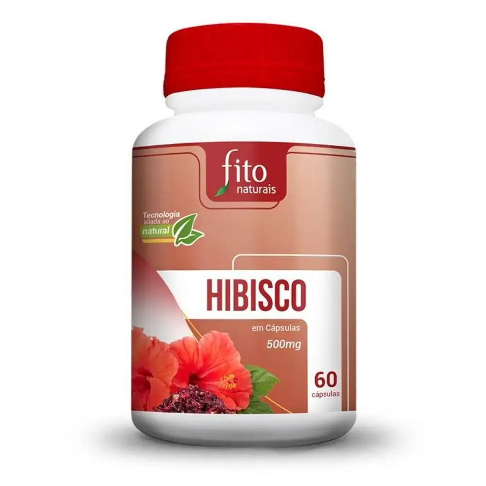 Hibisco 500mg 60caps Fito Naturais