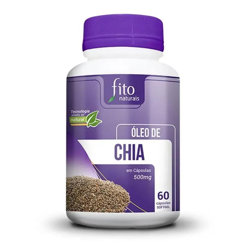 Oleo De Chia 500mg 60caps Fito Naturais