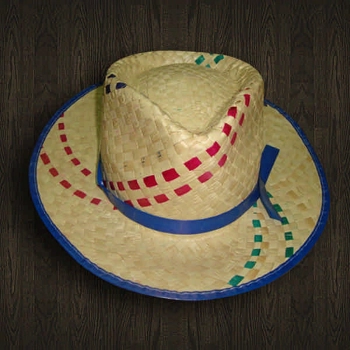Chapeu De Palha Malandrinho Ref.724 Samia