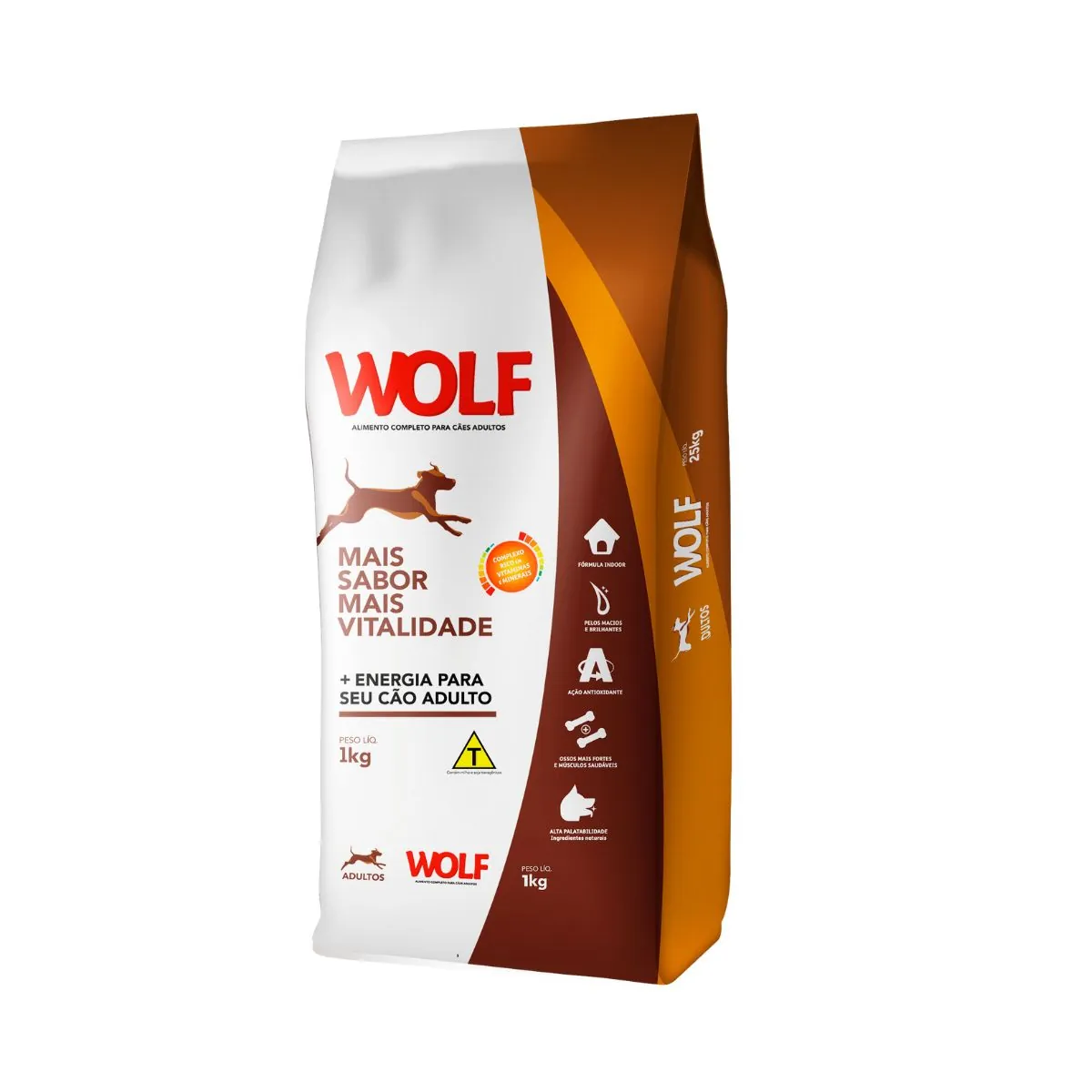 Ração Para Cachorro Filhote Wolf 1kg