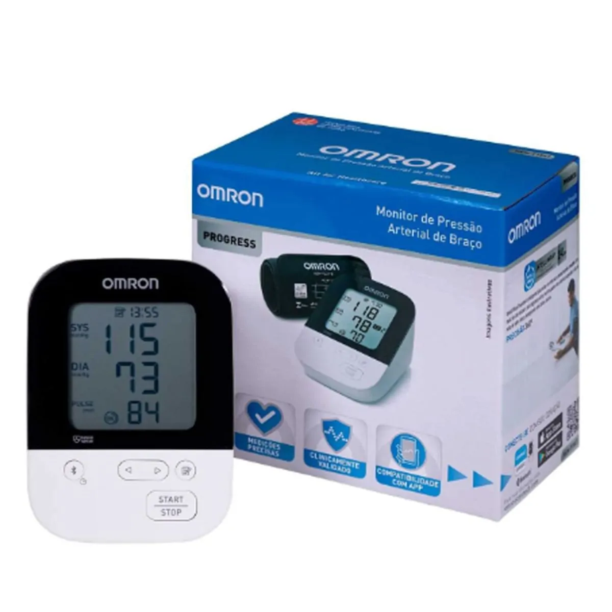 Monitor Digital De Pressão Arterial Hem 7156t