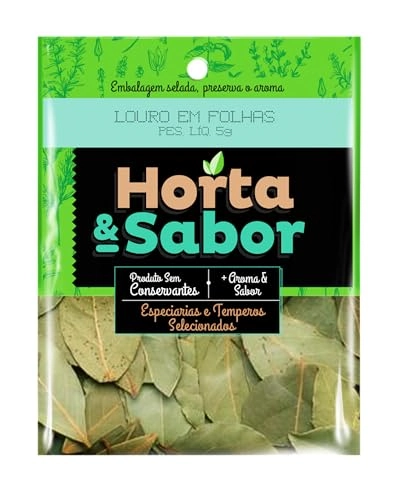 Louro Folha Horta Sabor Pacote 5g
