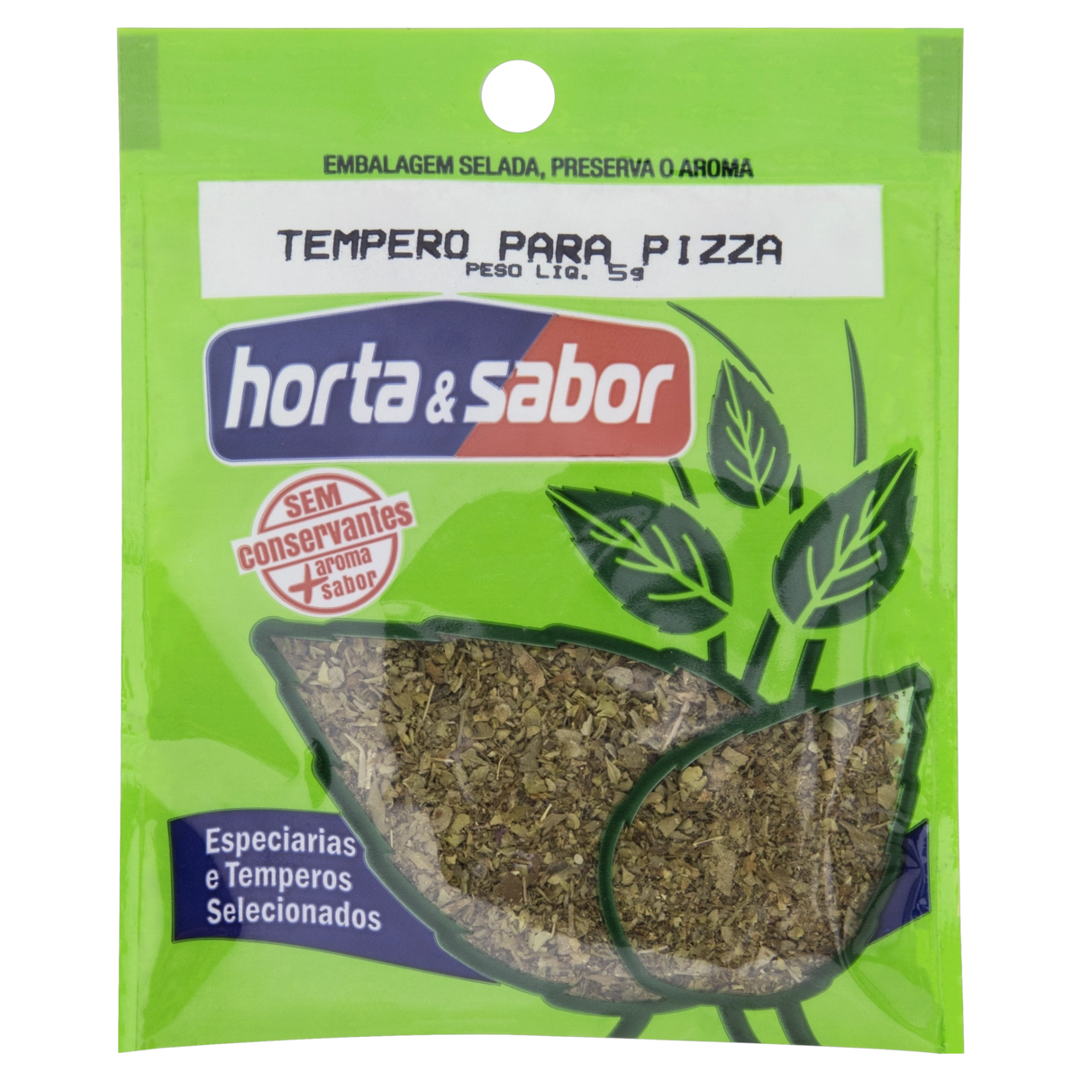Especiarias Para Pizza Horta Sabor Pacote 5g