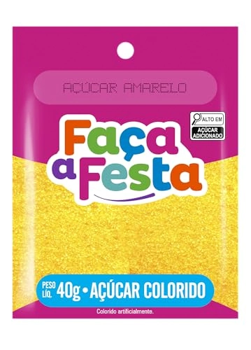 Acucar Cristal Horta E Sabor 40gr Amarel