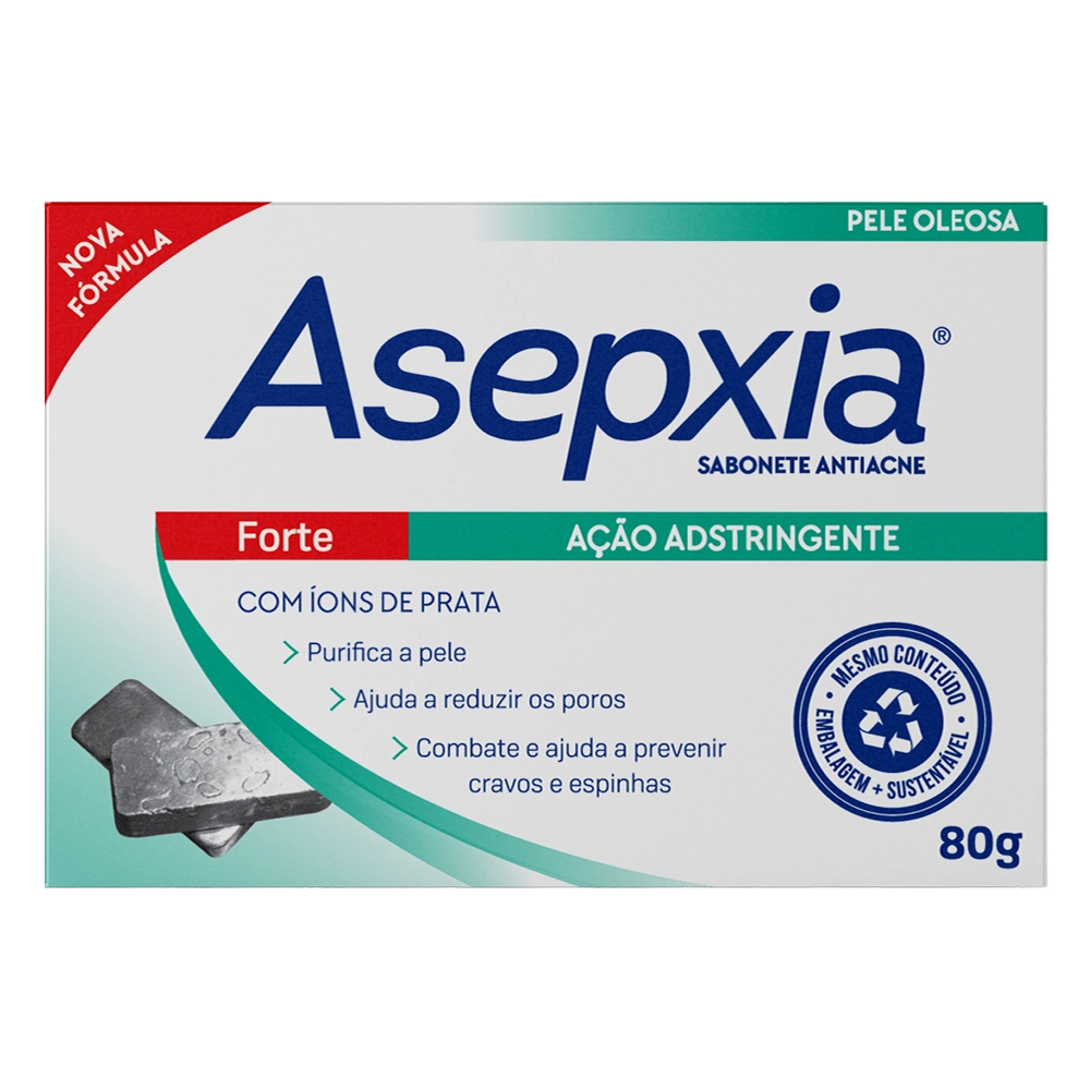 Sabonete Em Barra Anti Acne 85g Asepxia