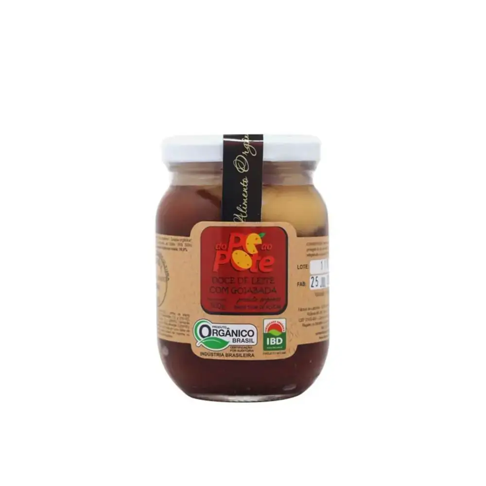 Doce De Leite C/ Goiabada Org 680g Do Pe Ao Pote