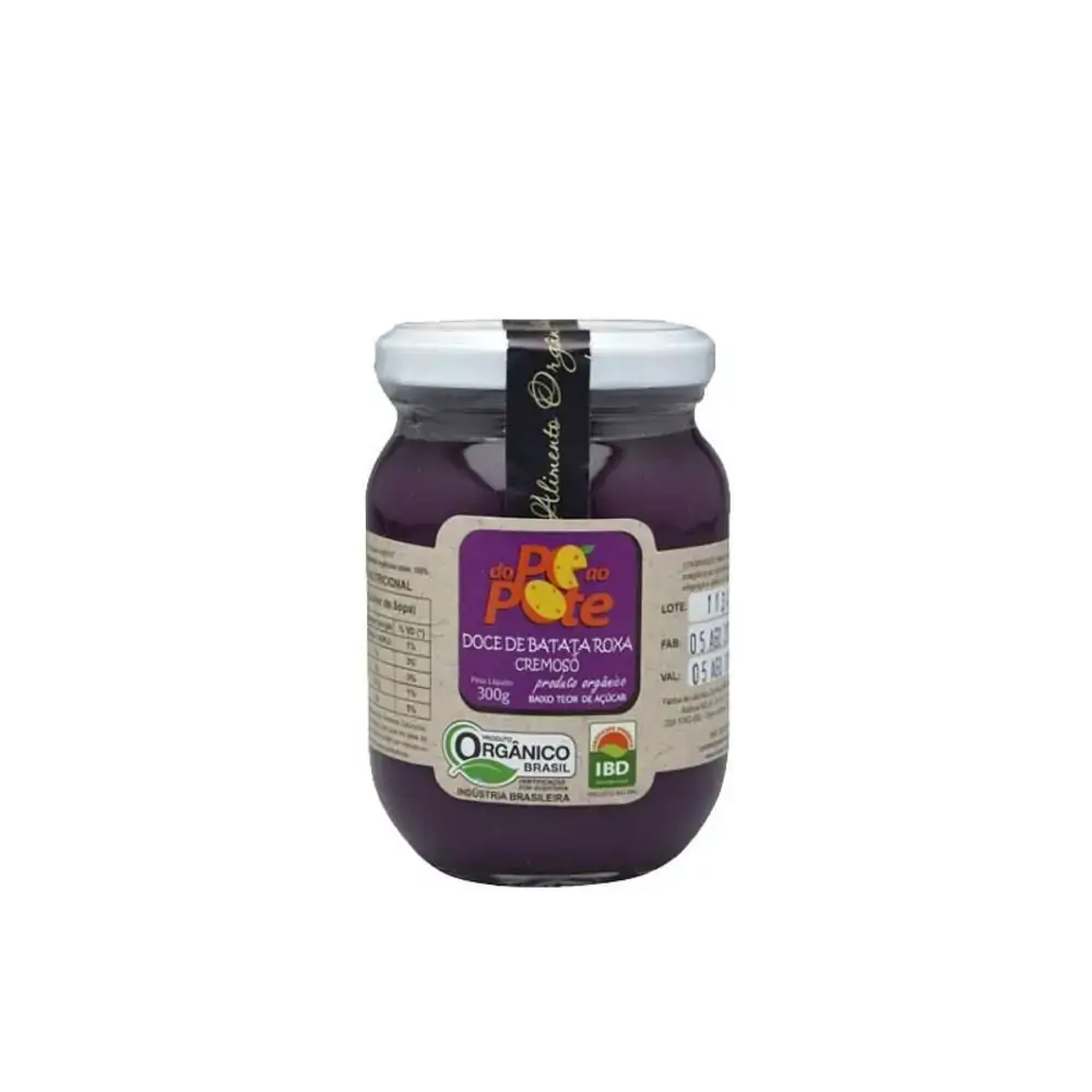 Doce De Batata Roxa Cremoso 680g Do Pe Ao Pote