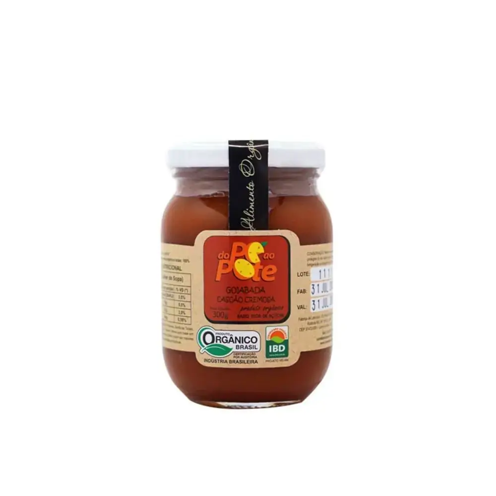 Goiabada Cascao Cremosa Org 600g Do Pe Ao Pote