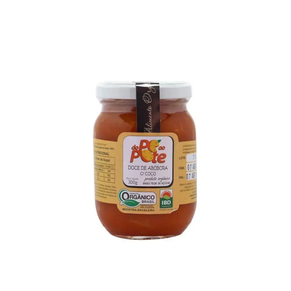 Doce Abobora Coco 680g Do Pe Ao Pote