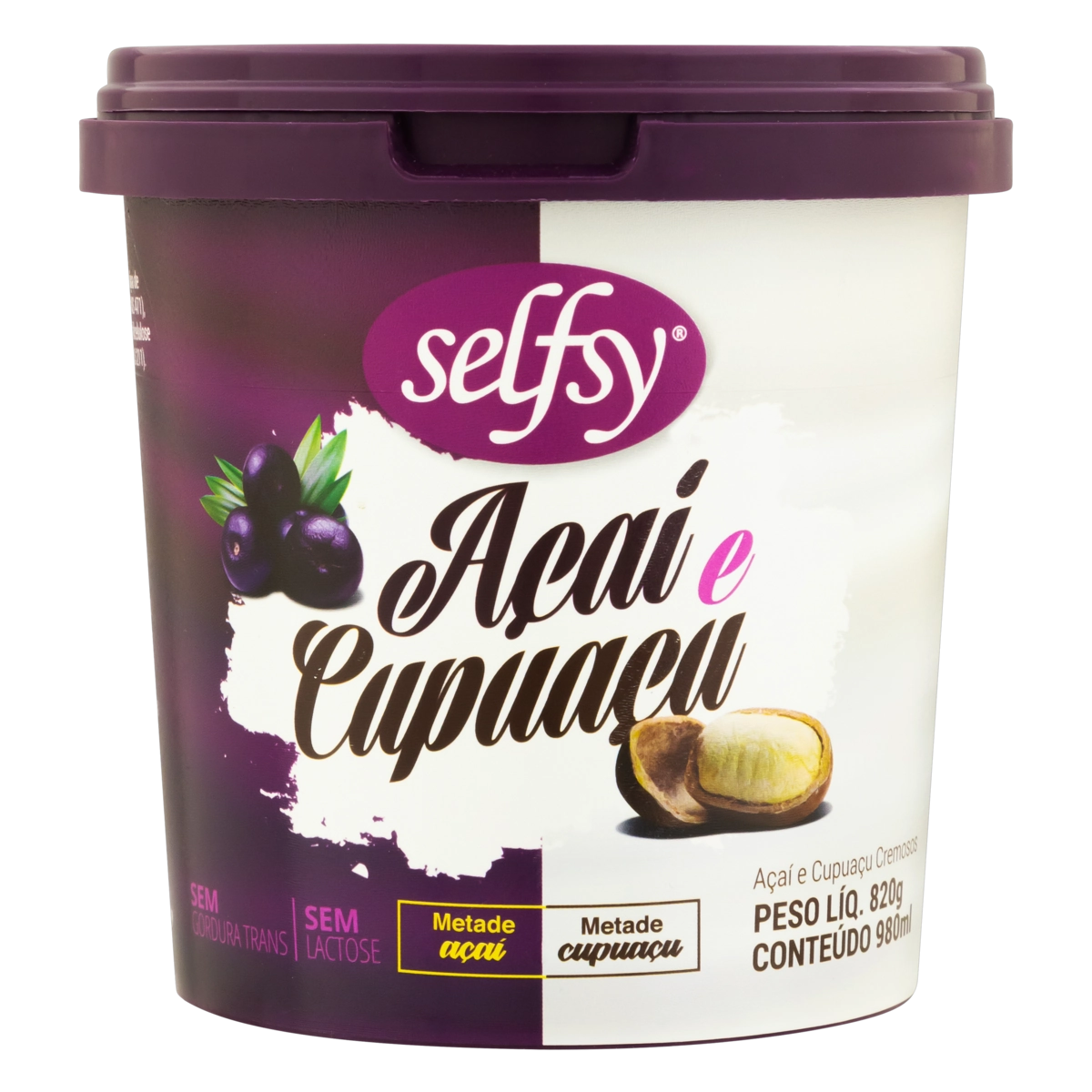 Açaí E Cupuaçu Selfsy Pote 980ml