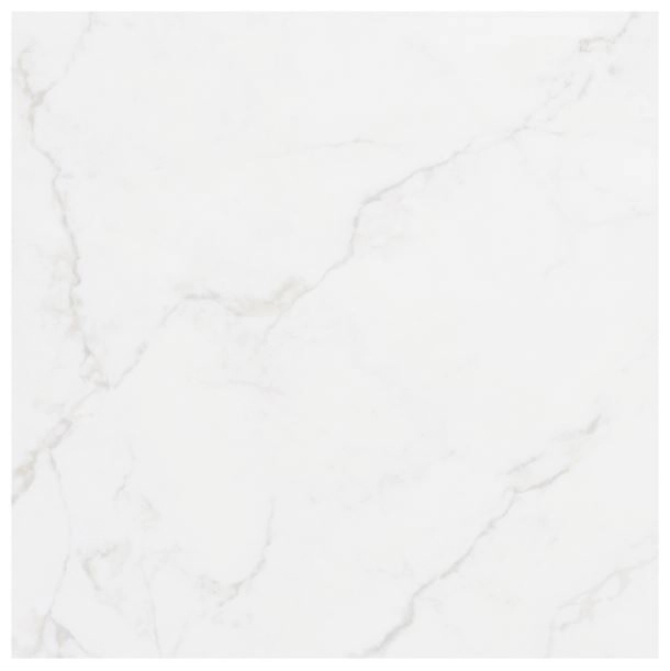 Piso Cerâmico Marmorizado Brilhante Borda Arredondada Interno 61,5x61,5cm Brisa Rosagrês