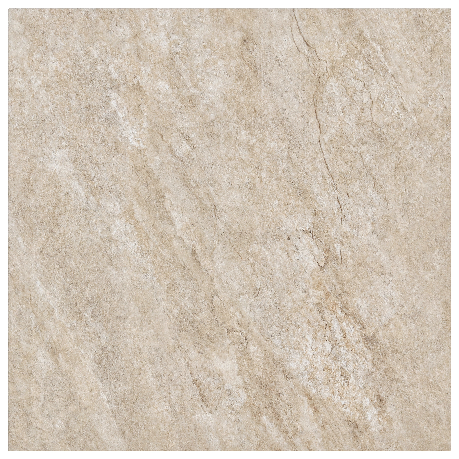 Piso Cerâmico Pedra Borda Arredondada Externo 61,5x61,5cm Veneto Bege Ceral